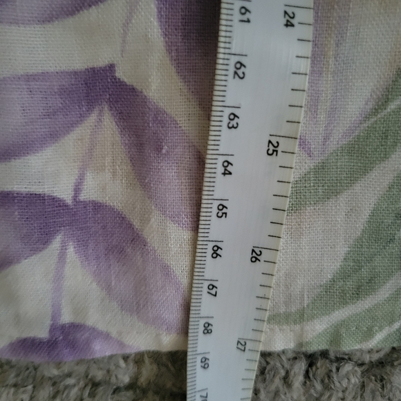 Alfred Dunner Linen Button-down Shirt - Short sleeve - Picture 12 of 12